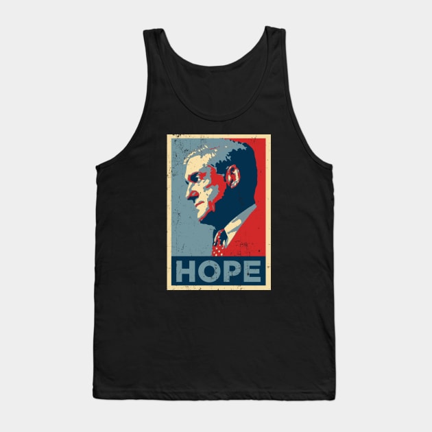 Robert Mueller HOPE Retro Obama Style Vintage Look Tank Top by ClothedCircuit